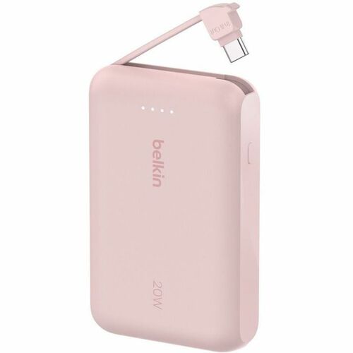 Belkin BoostCharge Stromspeicher - Rosa - für Smartphone, Tablet-PC, iPad mini, iPad, iPad Pro, iPhone - 10000 mAh - 20 W 