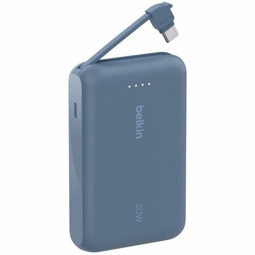 Belkin BoostCharge Stromspeicher - Blau - für Smartphone, Tablet-PC, iPad mini, iPad, iPad Pro - 10000 mAh - 20 W - USB Ty