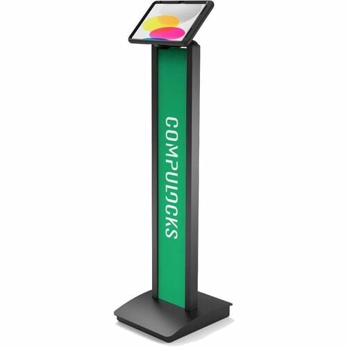 Compulocks PowerMove Tablet PC Stand - Up to 27.7 cm (10.9") Screen Support - Floor, Freestanding - Aluminium - Black