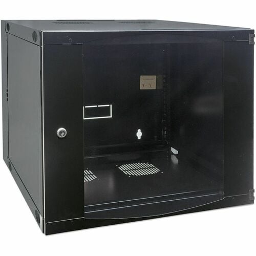 Intellinet 9u Montaje En Pared Gabinete Cerrado Armario De Bastidor Para Conmutador Lan, Panel De Conexión - 482.60mm Ancho Del Rack X 359mm Profundidad Del Rack - Gris Negro - Acero Laminado En Frío, Spcc - 30kg Capacidad Máxima De Peso - 30kg Capacidad De Peso Estático - 3año(s) Garantía