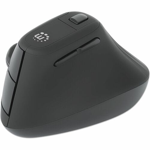 Manhattan Mouse - Radiofrecuencia - USB Tipo A - Óptico - 6 Botón(es) - Negro - Inalámbrico - 10m - 2.40GHz - 1600 dpi - R