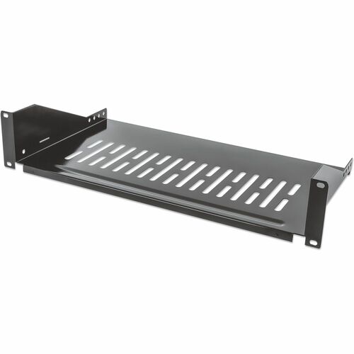 Intellinet 2U Montable en bastidor Rack para Servidor - 482.60mm Ancho del rack - Negro - Acero - 25kg Capacidad máxima de
