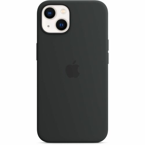 Apple Hülle für Apple iPhone 13 Smartphone - Mitternacht - Seidig, Softtouch - Kratzfest, Sturzsicher - Silikon, MicroFibe