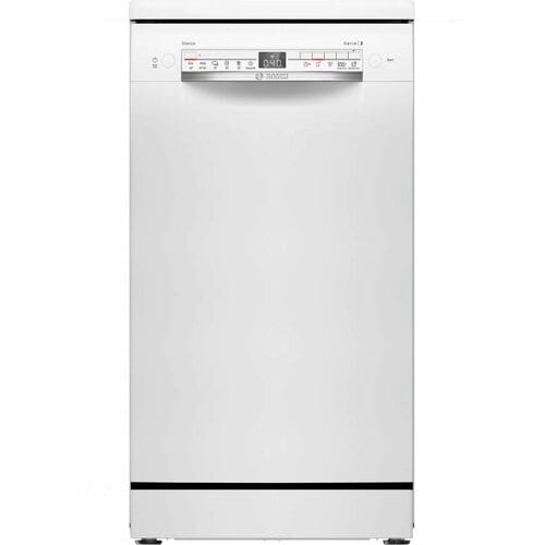 Lavastoviglie Bosch SPS2HKW58E Installazione libera - Bianco - 45 cm - 10 Place Settings - 8,90 L Capacità - 6 Programmi -