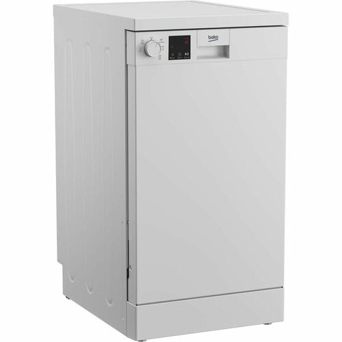 Lavastoviglie Beko DVS05024W Installazione libera - Bianco - 45 cm - 10 Place Settings - 11,90 L Capacità - 5 Programmi - 