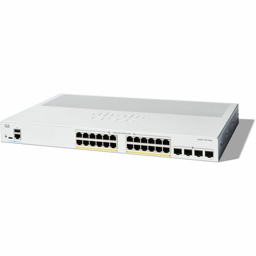 Cisco Catalyst 1200 C1200-24P-4X 24 Ports Manageable Ethernet Switch - 10 Gigabit Ethernet - 10/100/1000Base-T, 10GBase-X 