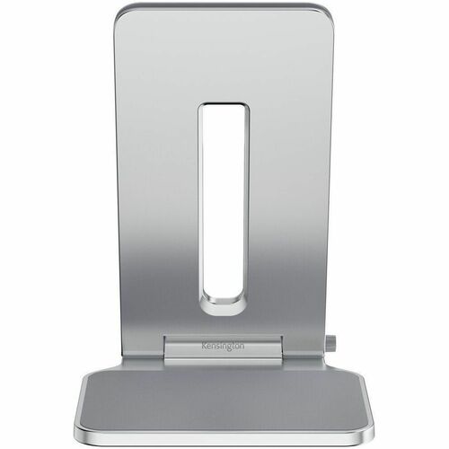 Kensington Notebook Stand - Desktop - Platinum - For Tablet, Workstation - Tilt, Compact, Portable, Foldable, Theft Resistant