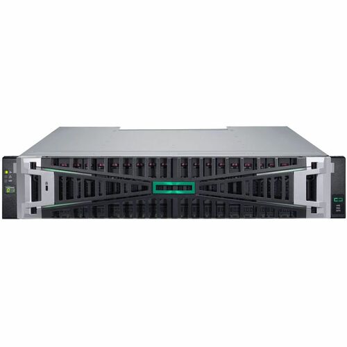 HPE MSA 2070 24 x Gesamtzahl Einschübe SAN-Speichersystem - 2U Rackmontage - 0 x HDD installiert - 23,04 TB Total Installe