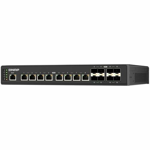 QNAP QSW-IM3216-8S8T Ethernet Switch - 8 Ports - Manageable - 10 Gigabit Ethernet - 10GBase-T, 10GBase-X - 2 Layer Support