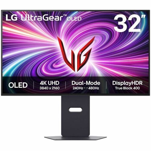LG UltraGear 32GS95UV-B 32" (81.3 cm) Class 4K UHD Gaming OLED Monitor - 16:9 - 31.5" (80 cm) Viewable - OLED - 3840 x 216