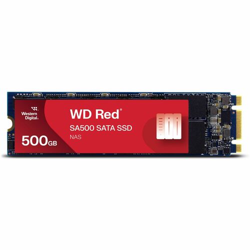 Unità stato solido WD Red SA500 WDS500G1R0B - M.2 2280 Interno - 500 GB - SATA (SATA/600) - Storage Array, Computer portat