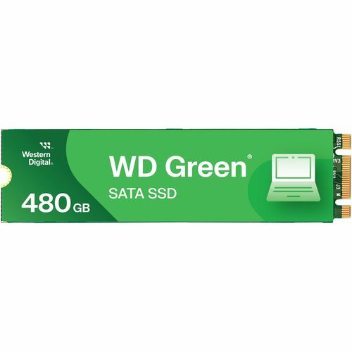 Unità stato solido WD Green WDS480G3G0B - M.2 2280 Interno - 480 GB - SATA (SATA/600) - Desktop PC, Computer portatile Dis