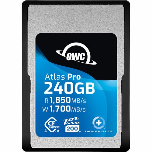 240GB Atlas Pro CFexpress Type A 4.0 Memory Card - Up to 1700 MB/s Write and 1850 MB/s Read Speeds - 400 MB/s Minimum Sust