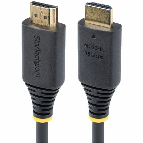StarTech.com 30.48 cm HDMI A/V Cable - 1 - Cable for Audio/Video Device, TV, Workstation - First End: 1 x HDMI 2.0 Digital