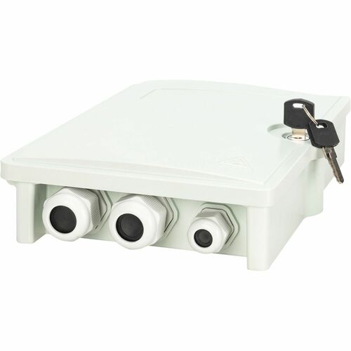 Digitus FTTH/FTTB Distribution box - 26.9 cm Height x 19.3 cm Width x 6 cm Depth - Light Grey - Acrylonitrile Butadiene St