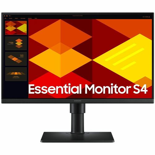 Monitor LED Samsung Essential S4 S24D406GAU 609,6 mm (24,0") Class Full HD - 16:9 - Nero - 61 cm (24") Viewable - Tecnolog