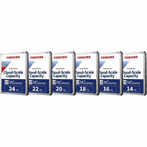 Toshiba Festplatte - 3,5" Intern - 24 TB - SATA - Conventional Magnetic Recording (CMR) Method - Data Center, Videoüberwac