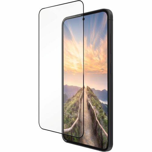 dbramante1928 ApS eco-shield 9H Plastic Screen Protector for Galaxy S25 Ultra - Black Edge - For AMOLED Smartphone - Anti-