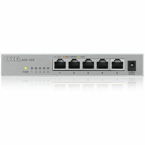 ZYXEL XMG-100 XMG-105 5 Ports Ethernet Switch - 10 Gigabit Ethernet - 2.5GBase-T, 10GBase-X - 2 Layer Supported - Modular 
