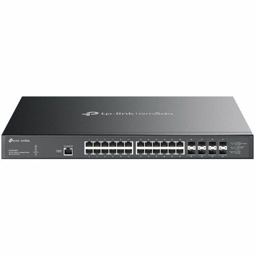 TP-Link Omada 32-Port 10GE L2+ Managed Switch with 24-Port PoE++ - 24 Ports - Manageable - 10 Gigabit Ethernet - 10GBase-T