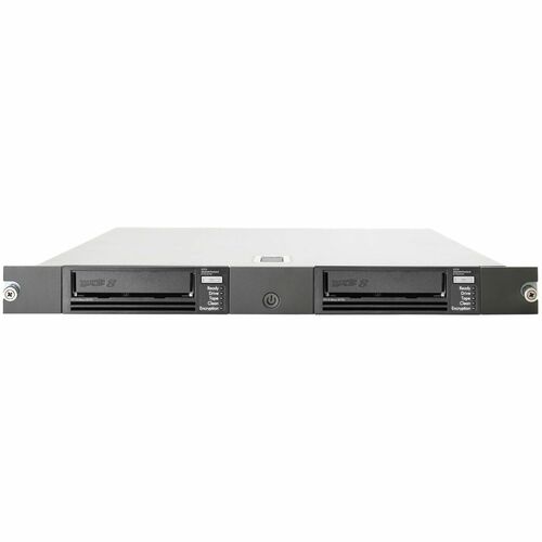 Système d'Entraînement de Bande Magnétique LTO-9 HPE StoreEver45 To (compressé) - 3 an(s) Warranty - SAS - 1U Rack Height 