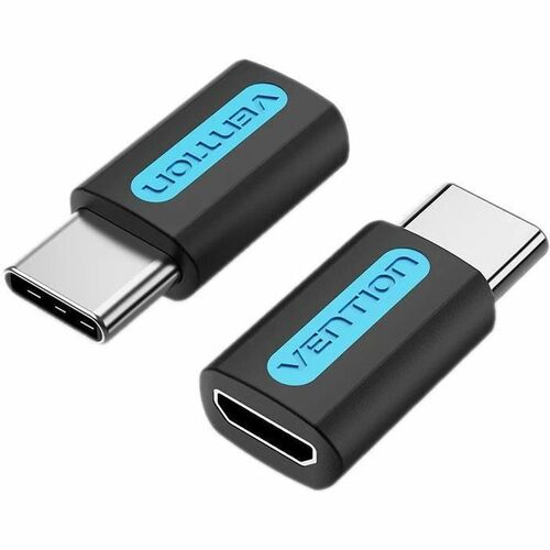 Vention CDXB0 Data Transfer Adapter - 1 x USB 2.0 Type C - Male - 1 x Micro USB 2.0 Type B - Female - Black