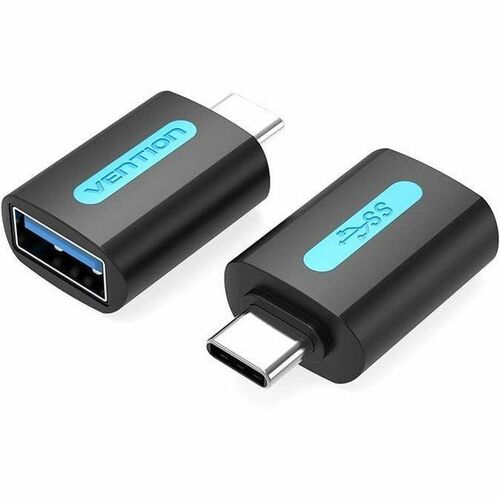 Vention CDUB0 Data Transfer Adapter - 1 x USB 3.0 Type A - Female - 1 x USB 3.0 Type C - Male - Black