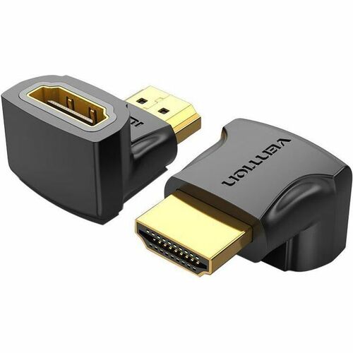 HDMI 90 DEGREE MALE TO FEMALE A DAPTER BLACK