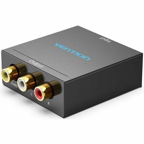 Vention AEFB0 Signal Converter - Portable - Black - Functions: Signal Conversion, Audio Conversion, Video Conversion, Vide