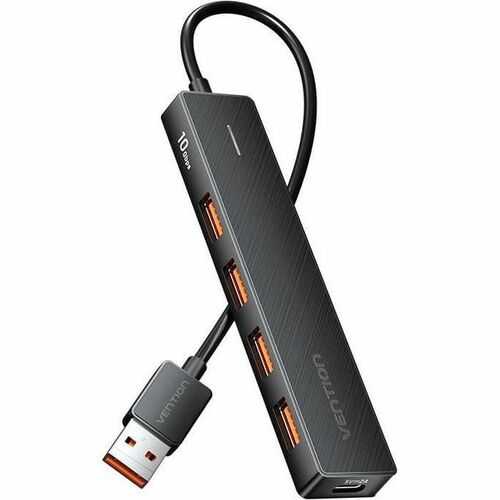 Vention USB Hub - USB Type A - 1.25 GB/s - Tablet, Smartphone, Keyboard, Mouse, Hard Drive, Card Reader, Flash Drive, Prin
