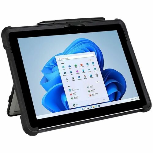 InfoCase Snap On Rugged Carrying Case Microsoft Surface Go, Surface Go 2, Surface Go 3, Surface Go 4 Tablet - Drop Resista
