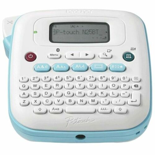 Brother P-touch PT-N25BT Electronic Label Maker - Thermal Transfer - 3 Fonts - 180 dpi - Label, Tape12 mm - LCD Screen - B