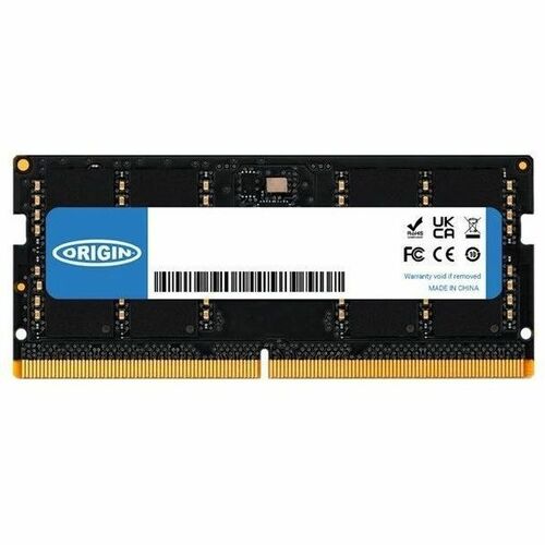 Origin RAM Module for Notebook - 32 GB - DDR5-5600/PC5-44800 DDR5 SDRAM - 5600 MHz Single-rank Memory - 1.10 V - ECC - Unb