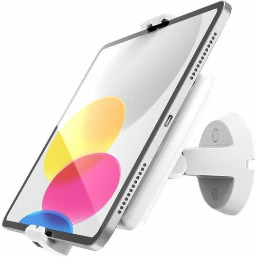 UNIVERSAL TABLET CLING BOW TILTING WALL MOUNT - WHITE