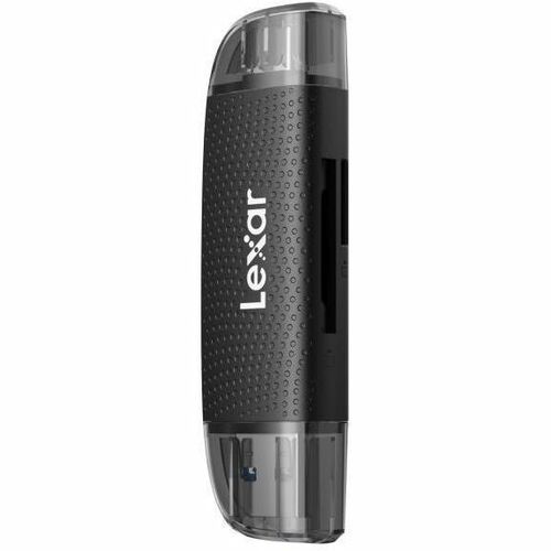 Lexar 2 Slot(s) 2-in-1 Flash Reader - USB 3.2 (Gen 1) Type A, USB 3.2 (Gen 1) Type C - External - 25.63 MB/s - SDXC - 2 To