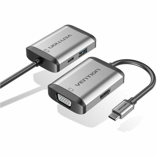 Vention TFAHB USB Type C Docking Station for U Disk, Notebook, Hard Drive, Smartphone, Monitor, TV, Projector - Charging C
