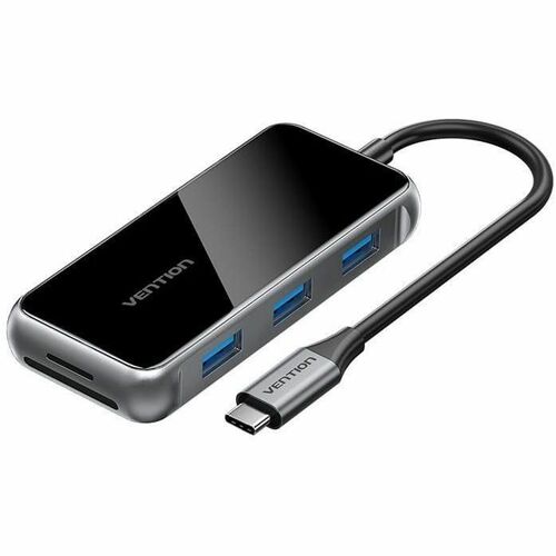 Vention TFMHB USB 3.1 Type C Docking Station for Notebook, Memory Card Reader, TV, Projector, Flash Drive - Charging Capab