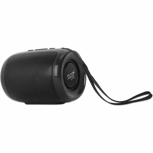 Manhattan Sound Science Bluetooth Speaker System - 5 W RMS - Black - 20 Hz to 100 kHz - Battery Rechargeable - USB