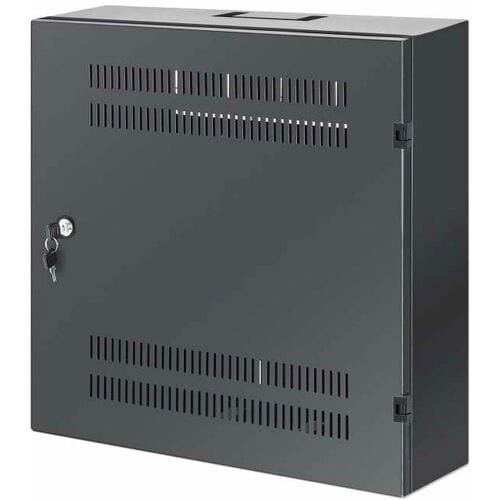Intellinet 713689 4U Wall Mountable Enclosed Cabinet Rack Cabinet for A/V Equipment - 482.60 mm Rack Width x 279.40 mm Rac