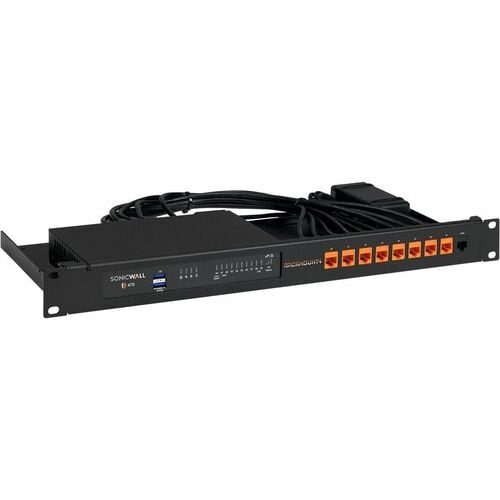 RACKMOUNT.IT Rack Shelf - For Firewall - 1U Rack Height - Rack-mountable - Jet Black