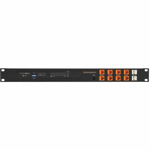 RACKMOUNT.IT Rack Shelf - For Firewall - 1U Rack Height - Rack-mountable - Jet Black