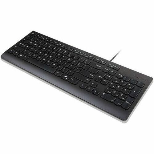 Lenovo Essential Keyboard - Cable Connectivity - USB Type A Interface - Spanish - Black - Plunger Keyswitch - CoPilot Hot 