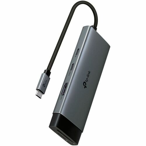 TP-Link UH7020C USB-Typ C Docking Station für Desktop-PC, Tablet-PC, Smartphone, Notebook - Ladefunktion - Speicherkartenl