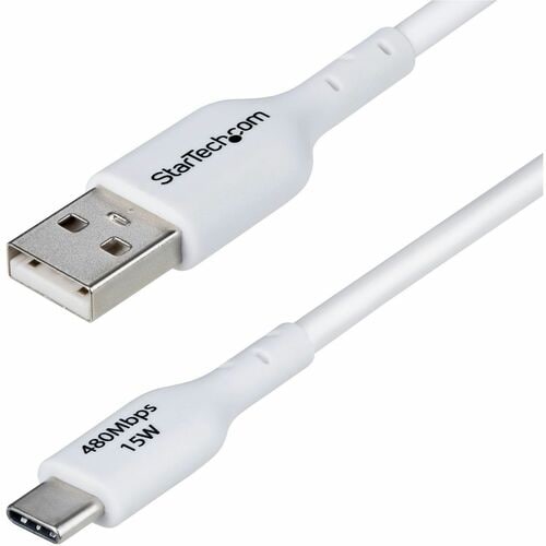 StarTech.com 2.01 m USB-C/USB-A Data Transfer Cable - 1 - Cable for Mobile Device, Workstation, Wall Charger, Power Bank, 