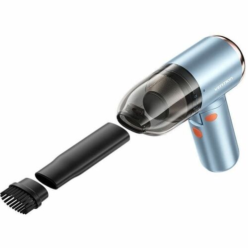 Vention KRA Cordless Portable Vacuum Cleaner - Black, Blue - 100 mL Dust Capacity - Nozzle, Upholstery Nozzle, Brush Tool 
