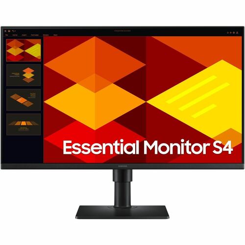 Samsung Essential S4 S27D402GAN 27" Class Full HD LCD Monitor - 16:9 - Black - 27" Viewable - In-plane Switching (IPS) Tec
