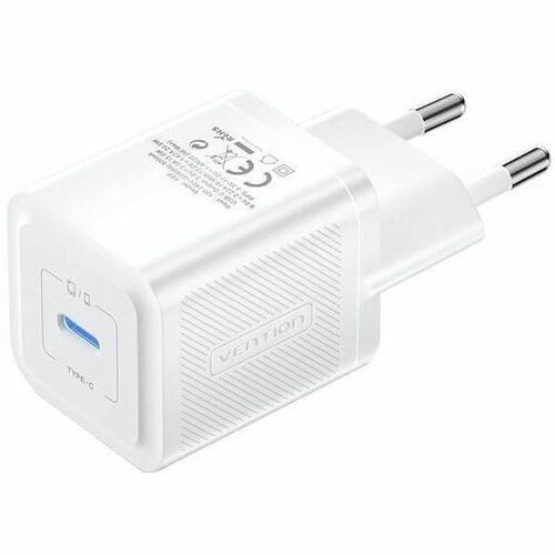 Vention FEP 20 W AC Adapter - Box - Universal Adapter - 1 USB Type-C - For iPhone, iPad Pro, iPad Air, iPad mini - Europe 