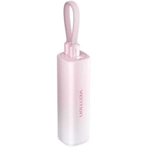 Vention FHW Power Bank - Gradient Red - For iPhone - 1 x Type-C 20W - Lithium Polymer (Li-Polymer) - 5000 mAh - 20 W - 3 A