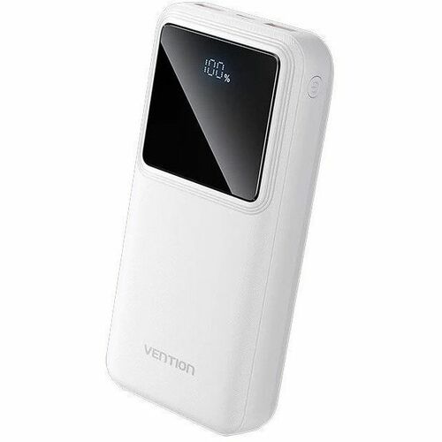 Vention FHL Power Bank - White - For Electric Toothbrush, Smartwatch, Wireless Earphone, Desk Lamp, USB Fan, Smartphone, T