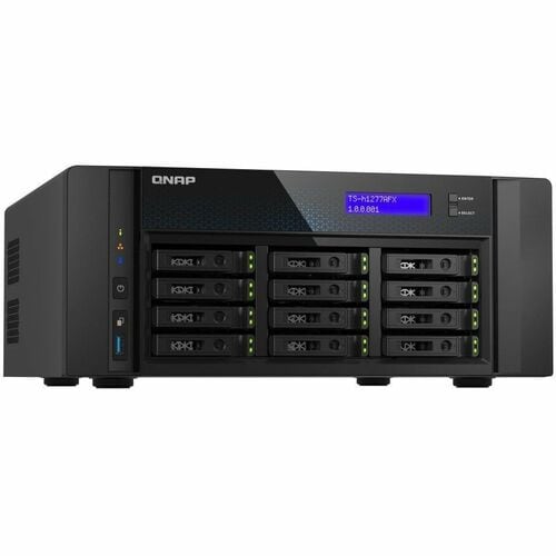 QNAP TS-H1277AFX-R7-32G-US NAS Storage System - AMD Ryzen 7 Octa-core (8 Core) 3.80 GHz - 12 x SSD Supported - 0 x SSD Ins